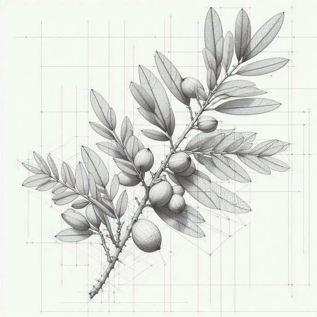 Branche d'arganier — Perle de l'Atlas